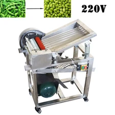 Electric Stainless Bean Edamame Shelling Machine Pea peeler 220V 250kg/h 550W