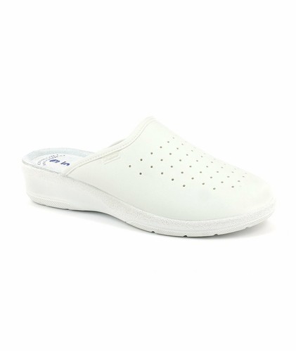 SCARPE CIABATTE DONNA INBLU 50000033 5033 ECO PELLE BIANCO ORIGINALE PE 2021  | eBay