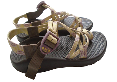CHACO ZX2 Cream/Purple/Brown Outdoor Women's Sandals Size 6 | eBay