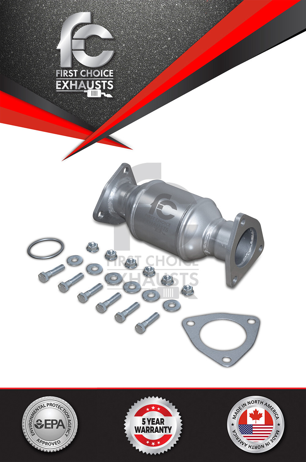 For 2006 2007 2008 Honda Ridgeline 3.5L All 3 Catalytic Converters