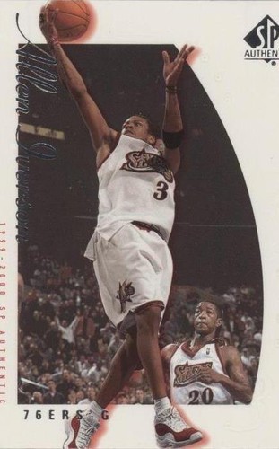 ALLEN IVERSON, 1999-00 UD BLACK DIAMOND #60, SIXERS | eBay