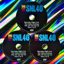 Saturday Night Live 40th Anniversary SNL 40 3 DVD Set w/Red Carpet Pre-Show 4 HR