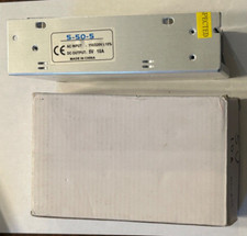 S-50-5 Power Supply AC INPUT-110/220V  DC OUTPUT -5V, 10Amp, new