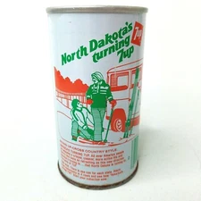 7up "America's Turning 7up" Soda Pop Can - Vintage 1979 - North Dakota