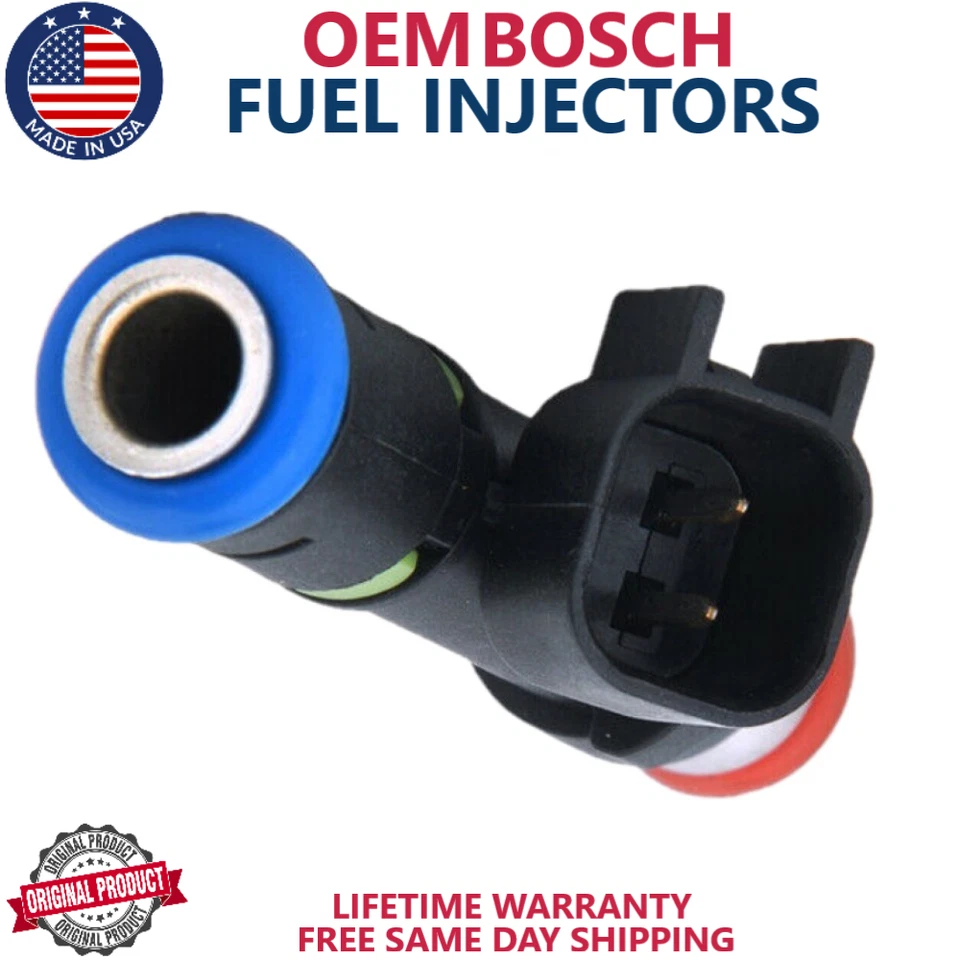 Inyectores de combustible Bosch originales x8 para Ford E-250 2004 05 2006 2007 2008 2009 5,4 L Foto 3 de 4