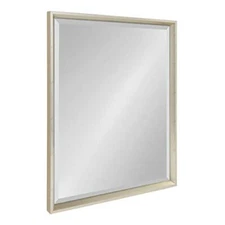 Fisher Paykel 212967 Kate and Laurel Calter Framed Wall Mirror, 23.5x29.5, Silve