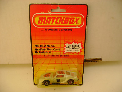 アメグラ マッチボックス（D） 1983 MATCHBOX SUPERFAST #17 GREY 9 AMX PRO STOCKER BLACK BASE