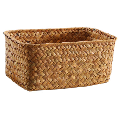 1PC Wicker Tissue Toilet Basket Storage Baskets Desktop Box Rectangular