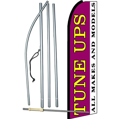 Tune Ups All Makes & Models Complete Swooper Flag Bundle