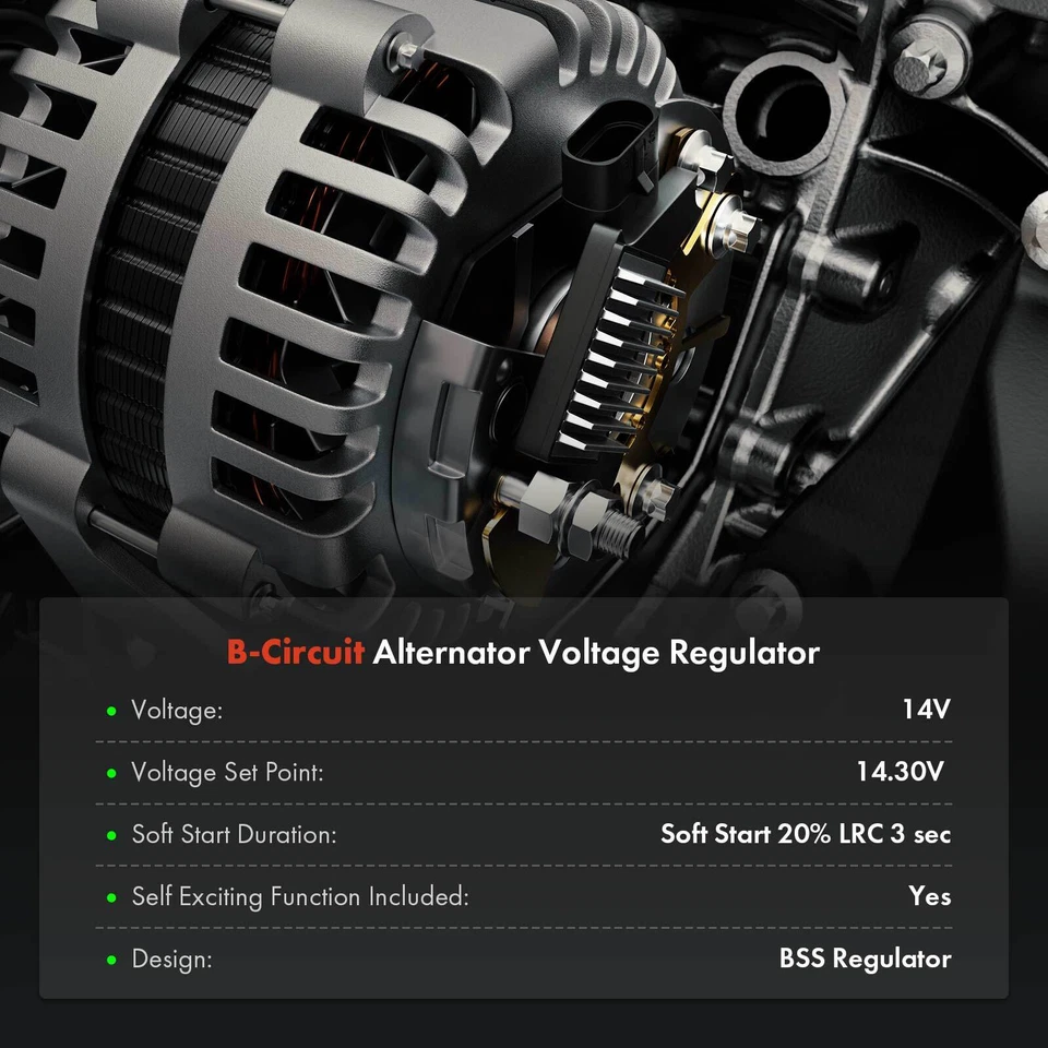 Regulador de tensión del alternador para Mercedes-Benz GL420 ML420 GL320 S320 R320 14,3 V Foto 2 de 4