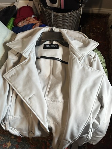 guess Women jacket Beige XXL With Hoodie. - Picture 9 of 12