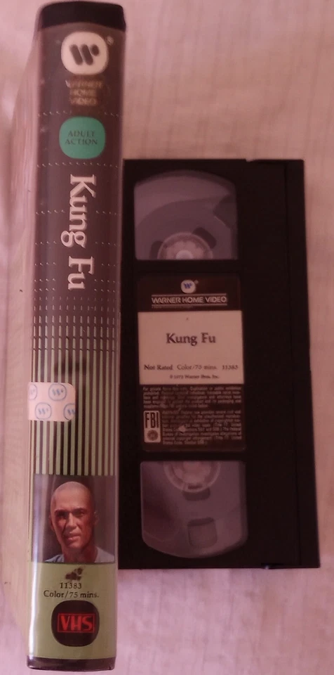 Kung Fu VHS With Clamshell Case Warner Bros Home Video David Carradine 1972 1984 - Image 4 of 4