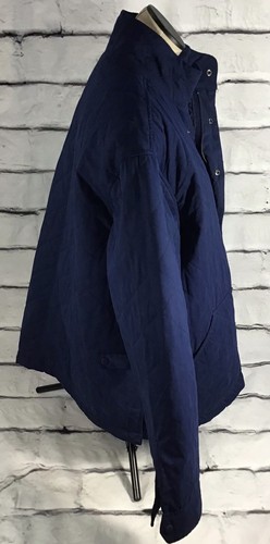 Crown & Ivy Navy Blue Quilted Lightweight Jacket Size Large Casual - Picture 4 of 7