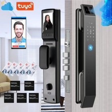 3D Face Recognition Door Lock Smart WiFi Door Lock W/ Camera Video Fingerprint