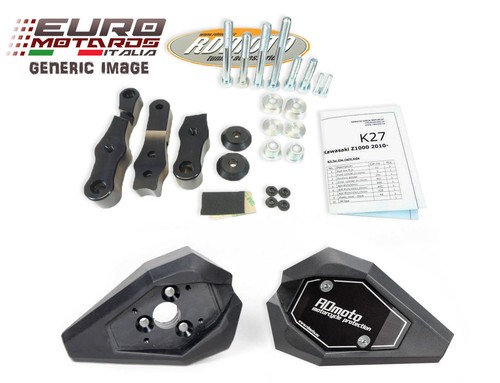 KTM RC 125 200 390 2014-2016 RD Moto Crash Frame Sliders Black New KTM5S-SL01-K - Picture 8 of 14