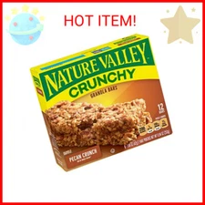 Nature Valley Crunchy Granola Bars, Pecan Crunch, 12 Bars, 8.94 OZ (6 Pouches)