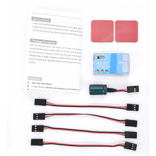 F50A 3-Axle Gyro A3 V2 Controller Stabilizer System For RC Fixed-wing Air_T - Picture 2 of 12