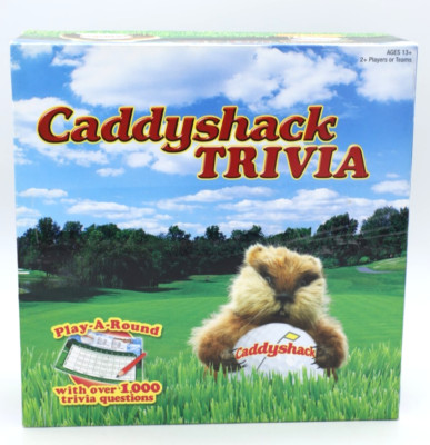 Caddyshack Trivia Game Play-A-Round 1000 Questions Unopened Contents