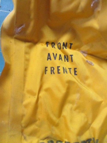vintage 1960 Western Air Lines life vest, Western Airlines Decent Condition - Picture 3 of 7