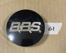 1 X Genuine Bbs Rs Rm Centre Cap Badge 70mm Black Gold 3d 3 Prong Lm 56 24 073