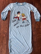 Vintage 70s Let’s Skate Girls Size 12 Nightgown Brand New With Tags Made In USA