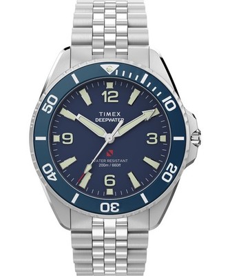 Timex Deep Water Arctic Silber Herren Armbanduhr TW2Y64600
