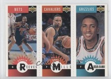 1996 Collector's Choice Mini-Card Panels Khalid Reeves Chris Mills Rookie RC 4t5. rookie card picture