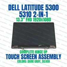 Dell Latitude 5300 2-in-1 13.3" FHD Wva Touch Lcd Screen Complete Assembly Wv4v6