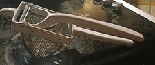 Heavy Duty Large Potato & Vegetable Ricer Masher White Stainless Steel