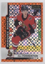 2017-18 O-Pee-Chee Platinum Orange Checkers 17/25 Alex Formenton #193 g5i
