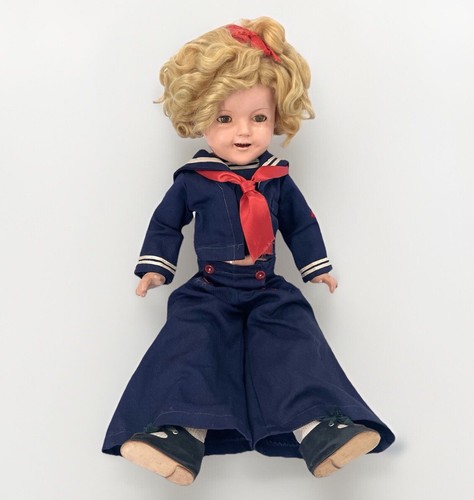 Vintage Shirley Temple Composition Doll Sailor Suit Original Outfit AS IS *READ