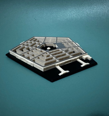 The Pentagon 3D Printed Model - Washington DC Landmark - Architectural Desk Deco
