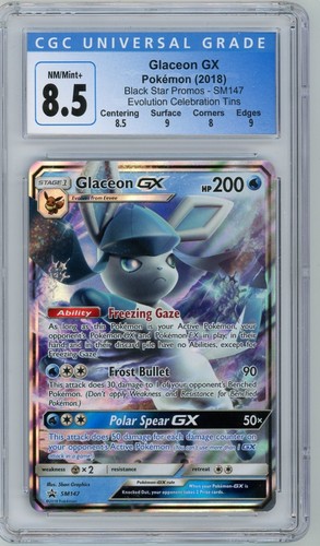 Glaceon-GX graded CGC 8.5 for sale on eBay