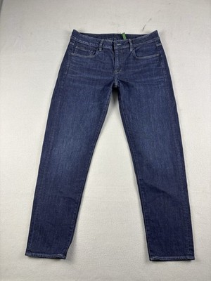 G-Star Raw Jeans Womens 29x32 Blue Kate Boyfriend Dark Denim Skinny Stretch 