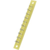 Tru Components LöTleiste Einreihig Polzahl Gesamt 10 Epoxyd (L X B X H) 74 X...