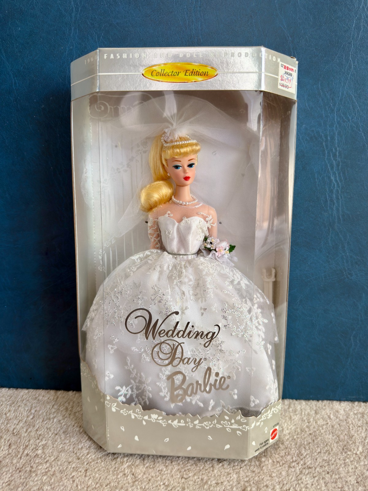 Barbie Wedding Day 1960 Fashion Doll Reproduction 1996 Mattel - #17119 NRFB NEW