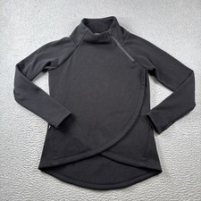 Athleta Cozy Karma Asym Pullover Sweatshirt Womens XS Long Sleeve Activewear