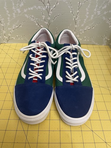 Vans Old Skool Color Block #500714 Men’s Size 12 Yacht Club Blue Green Yellow
