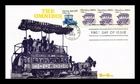 US COVER OMNIBUS TRANSPORTATION SERIES FDC COMBO TUDOR HOUSE CACHET