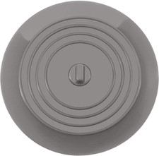 2Pcs Circular Super Slim Silicone Floor Drain Plug Cover Kitchen Bath Tub Sink R