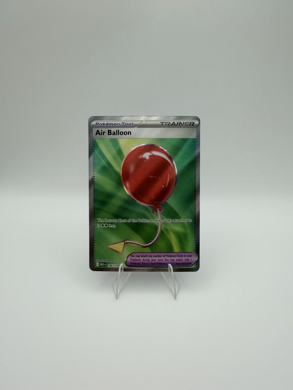 Pokémon TCG Mega Evolutions Air Balloon Pokemon Tool Card 166/132 NM