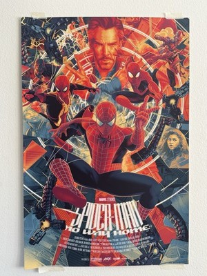 Spider-Man: No Way Home Movie Mondo Art Print Signed By Kevin Feige Matt Taylor