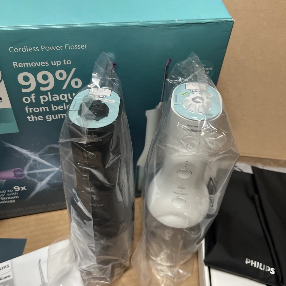 Paquete doble de hilo dental inalámbrico Philips Sonicare Foto 3 de 4