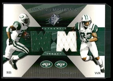 Curtis Martin / Santana Moss 2004 SPx #WM-MM Winning Materials