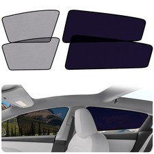XCBYT Car Window Shades for Tesla Model 3 Highland 2024-2026, Static Cling Pr...