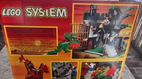 LEGO Castle Dark Dragon's Den 6076 Dragon Masters Complete Set Box Vintage
