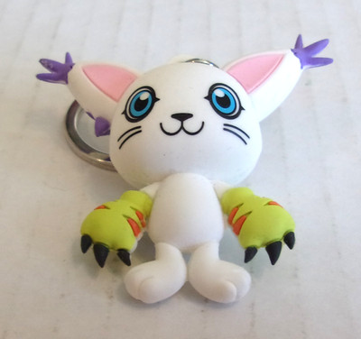 Loose Monogram Figural Gatomon Digimon Keychain Series 1 Bling Bag 3D J163-18K21