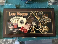Las Vegas Themed Poker Chip and Card Set
