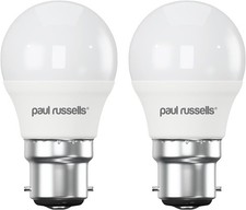 paul russells LED Light Bayonet Cap B22, 60w Equivalent, 6.5W 806LM LED Bulbs,