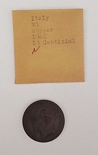 Very old copper coin from Italy - 1867 - 10 centisimi